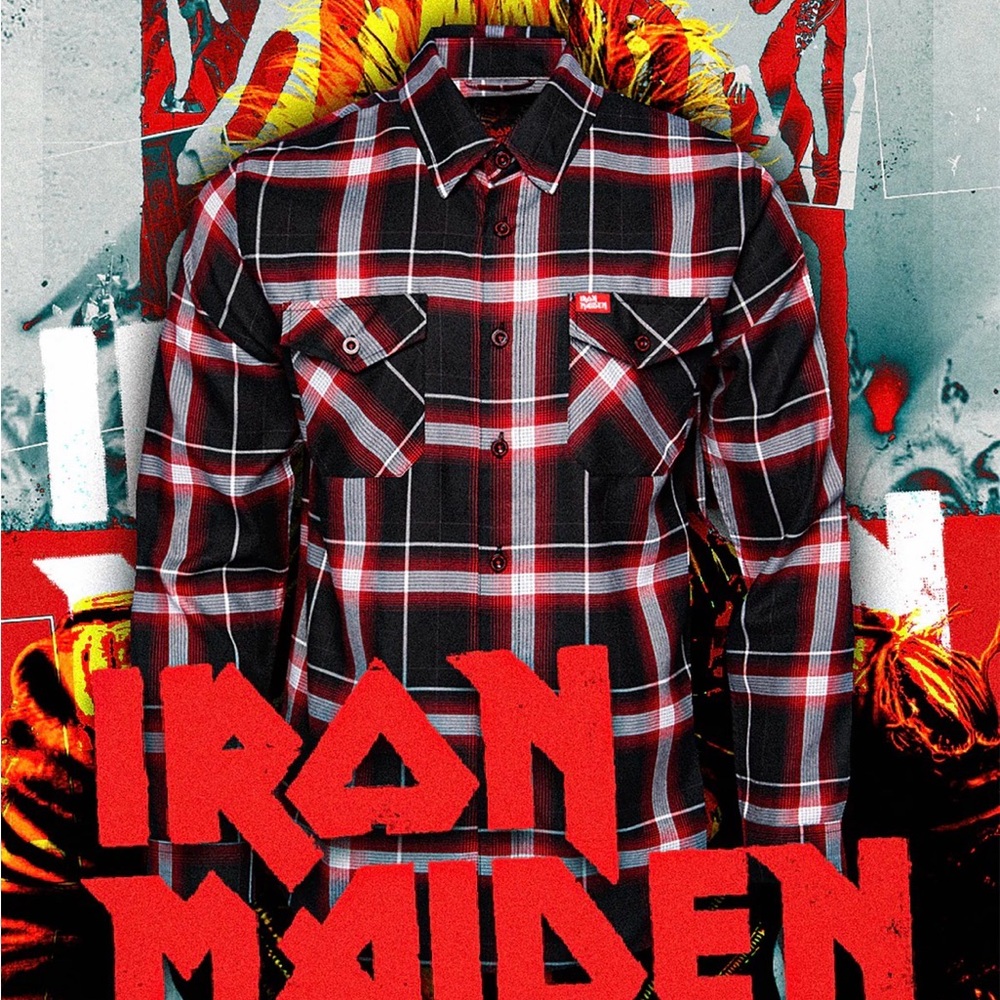 DIXXON - IRON MAIDEN 50TH ANNIVERSARY FLANNEL